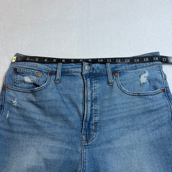 Madewell High Rise The Perfect Vintage Jeans Size 30 Distressed Casual Preppy - Picture 13 of 16